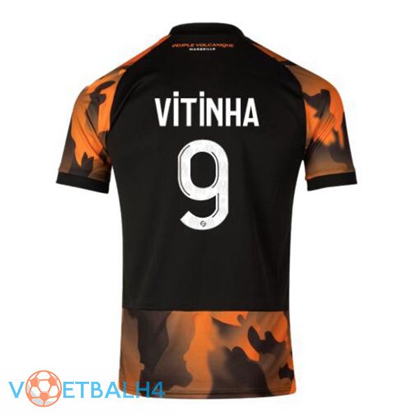 Marseille OM (VITINHA 9) voetbal jersey derde zwart geel 2023/2024