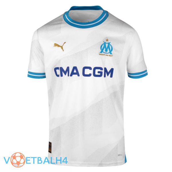 Marseille OM voetbal jersey thuis wit 2023/2024