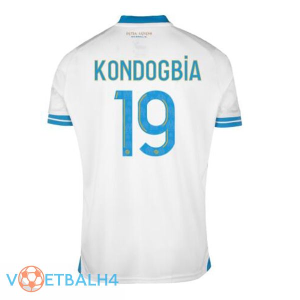 Marseille OM (KONDOGBIA 19) voetbal jersey thuis wit 2023/2024