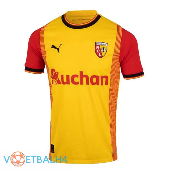 RC Lens voetbal jersey thuis geel rood 2023/2024