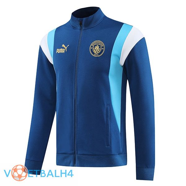 Manchester City trainingsjack koninklijk blauw 2023/2024