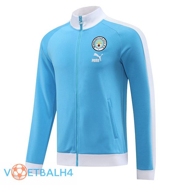 Manchester City trainingsjack blauw 2023/2024