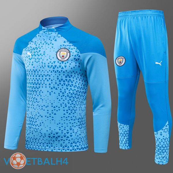 Manchester City kinderen trainingspak blauw 2023/2024