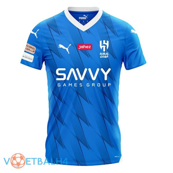 Al-Hilal FC thuis voetbal jersey blauw 2023/2024