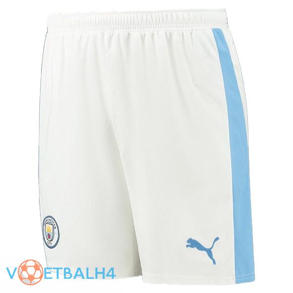 Manchester City voetbal korte broek thuis blauw 2023/2024