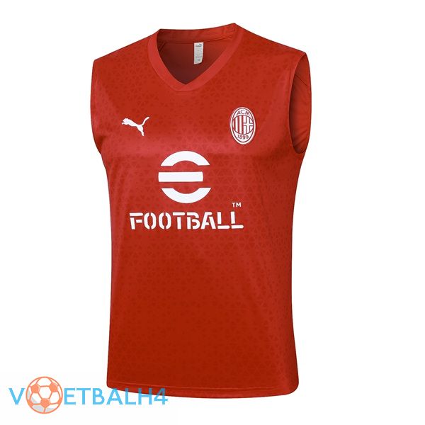 AC Milan voetbal Vest rood 2023/2024