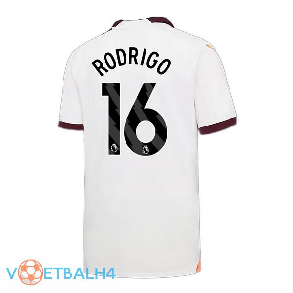 Manchester City (Rodrigo 16) uit voetbal jersey wit 2023/2024