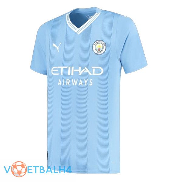 Manchester City voetbal jersey thuis blauw 2023/2024