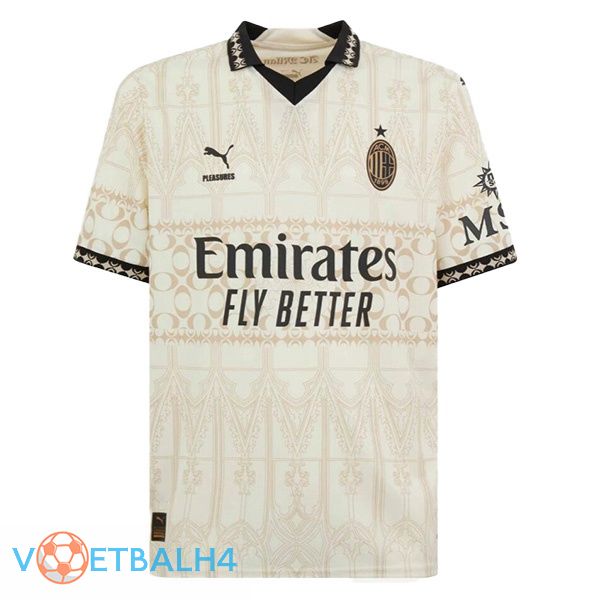 AC Milan voetbal jersey vierde geel 2023/2024