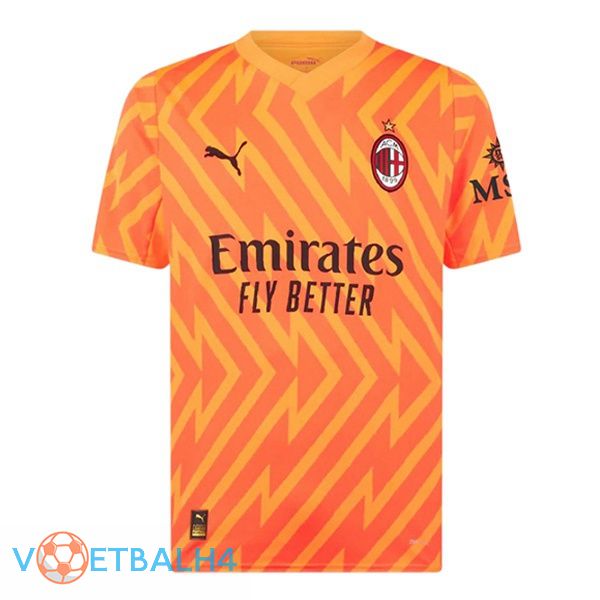 AC Milan doelman voetbal jersey oranje 2023/2024