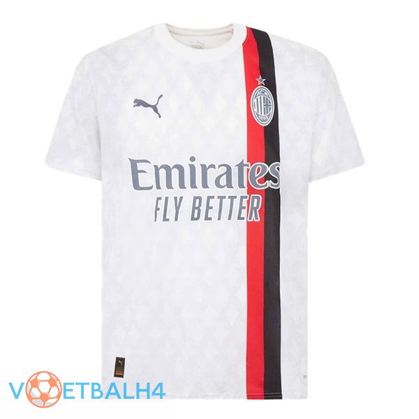 AC Milan uit voetbal jersey wit 2023/2024