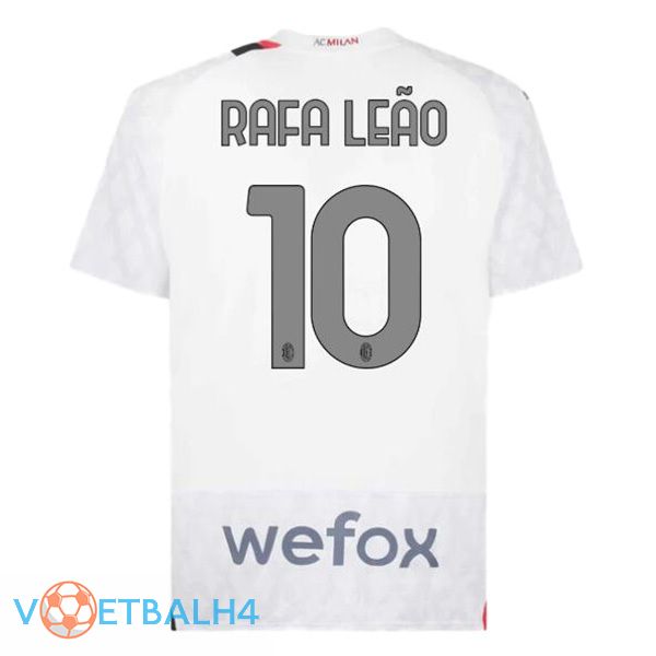 AC Milan (Rafa Leão 10) uit voetbal jersey wit 2023/2024