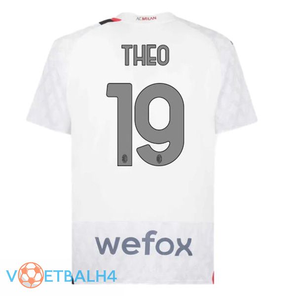 AC Milan (Theo 19) uit voetbal jersey wit 2023/2024