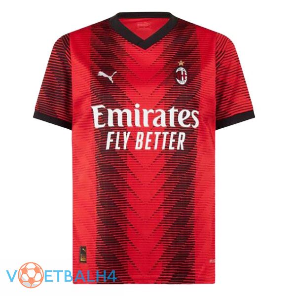 AC Milan voetbal jersey thuis rood 2023/2024