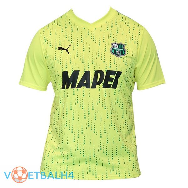 US Sassuolo voetbal jersey derde groente geel 2023/2024