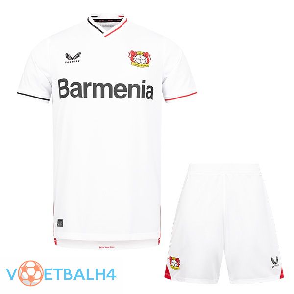 Bayer 04 Leverkusen kinderen voetbal jersey derde wit 2022/2023