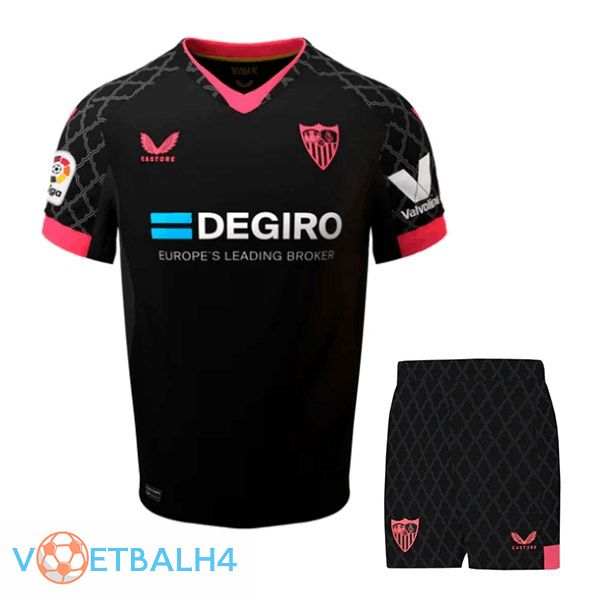 Sevilla FC kinderen voetbal jersey derde zwart 2022/2023