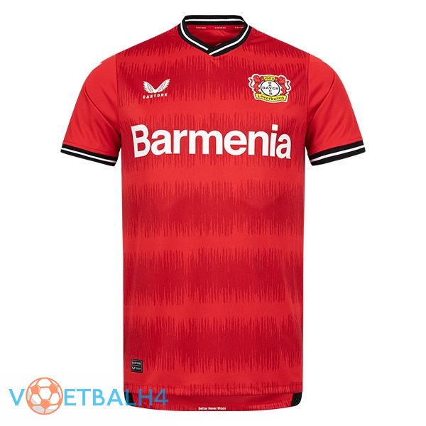 Bayer 04 Leverkusen voetbal jerseys thuis rood 2022-2023