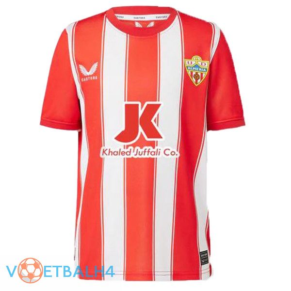 UD Almeria voetbal jerseys thuis rood wit 2022-2023