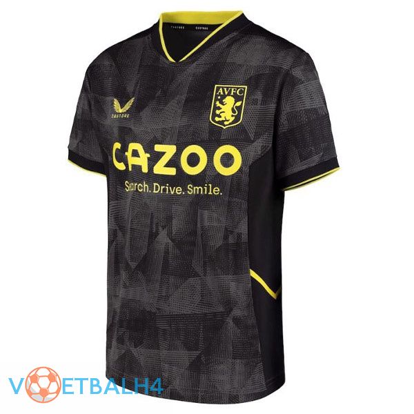 Aston Villa voetbal jerseys derde zwart 2022-2023