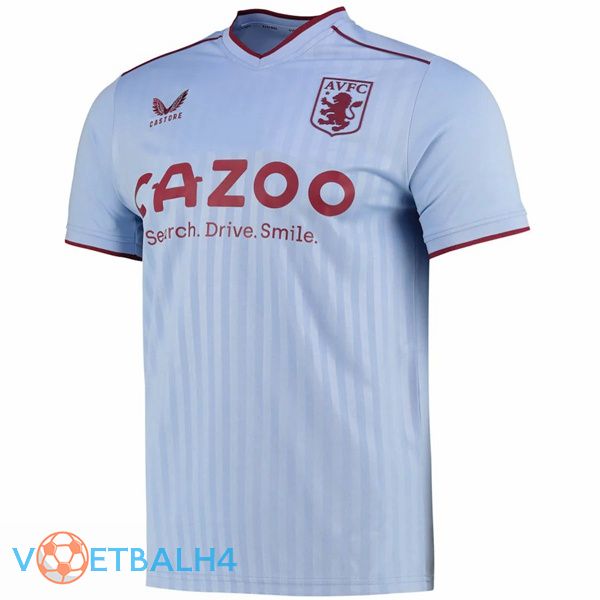 Aston Villa voetbal jersey uit blauw 2022/2023