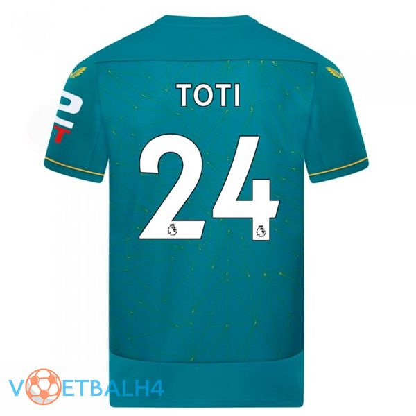 Wolves (TOTI 24) voetbal jersey uit blauw 2022/2023