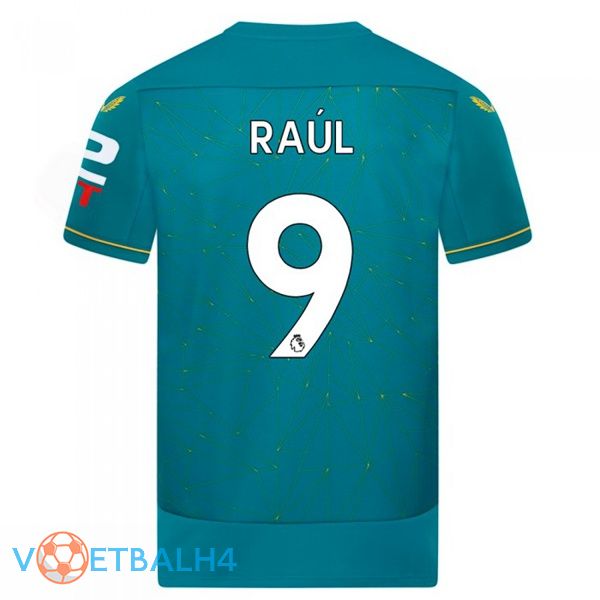 Wolves (RAUL 9) voetbal jersey uit blauw 2022/2023