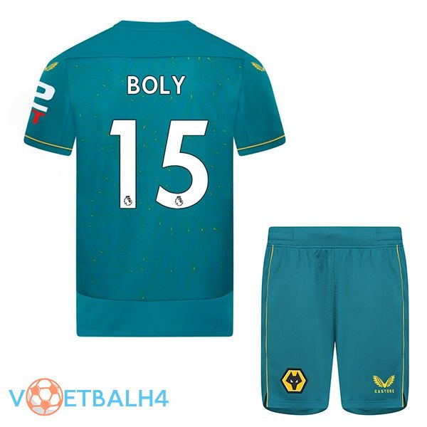 Wolves (BOLY 15) kinderen voetbal jersey uit blauw 2022/2023