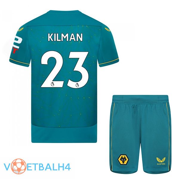 Wolves (KILMAN 23) kinderen voetbal jersey uit blauw 2022/2023