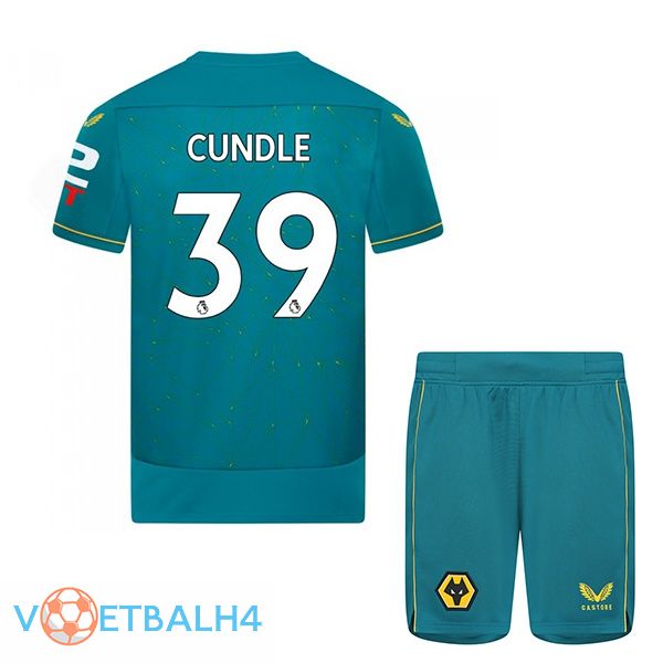 Wolves (CUNDLE 39) kinderen voetbal jersey uit blauw 2022/2023