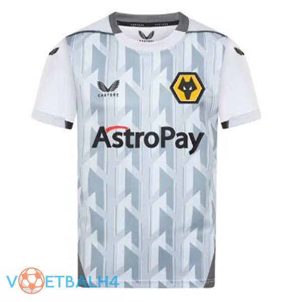 Wolves voetbal jerseys derde wit grijs 2022-2023