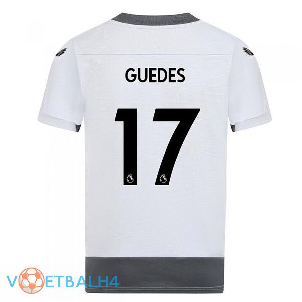 Wolves (FABIO SILVA 17) voetbal jerseys derde wit grijs 2022-2023