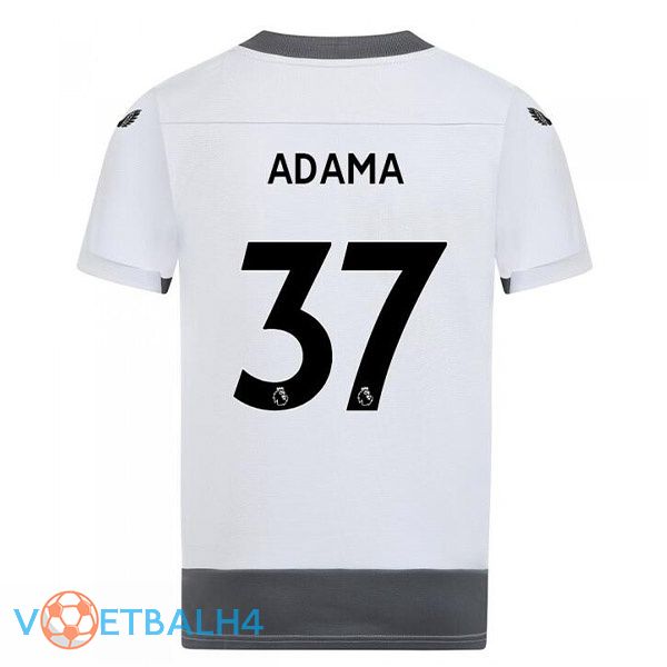 Wolves (ADAMA 37) voetbal jerseys derde wit grijs 2022-2023