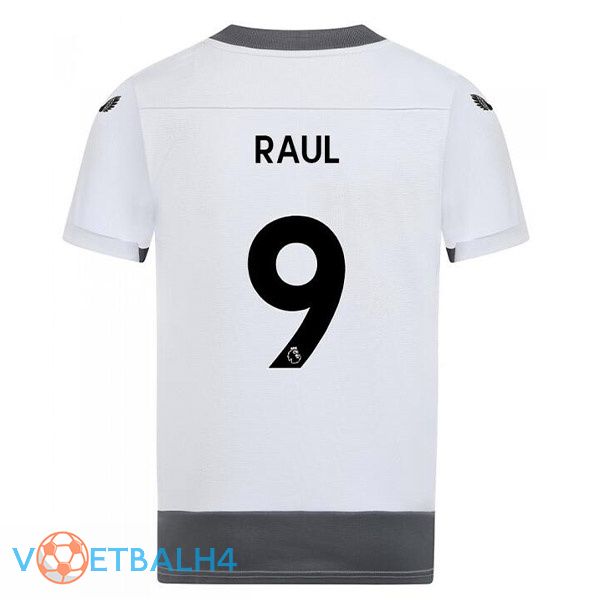 Wolves (RAUL 9) voetbal jerseys derde wit grijs 2022-2023