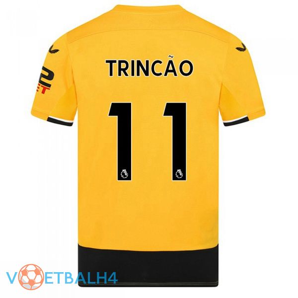 Wolves (TRINCAO 11) voetbal jerseys thuis geel 2022-2023