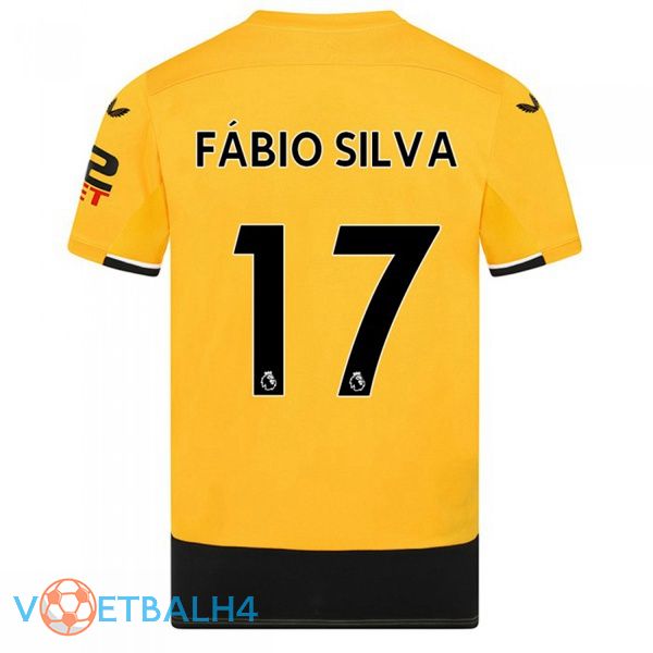 Wolves (FABIO SILVA 17) voetbal jerseys thuis geel 2022-2023