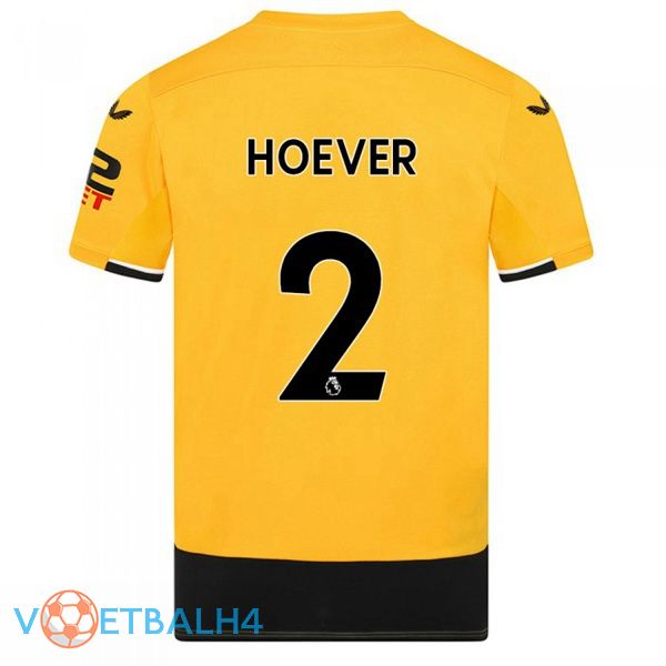 Wolves (HOEVER 2) voetbal jerseys thuis geel 2022-2023