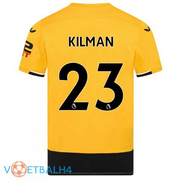 Wolves (KILMAN 23) voetbal jerseys thuis geel 2022-2023