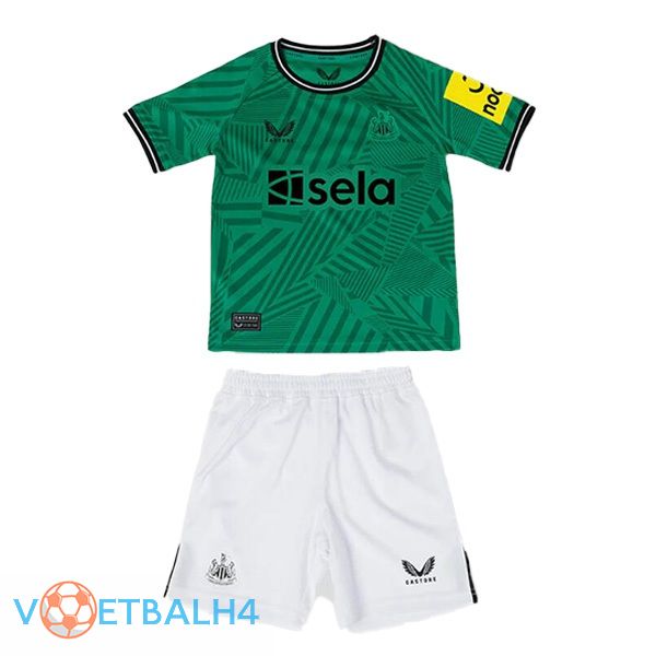 Newcastle United kinderen voetbal jersey uit groente 2023/2024