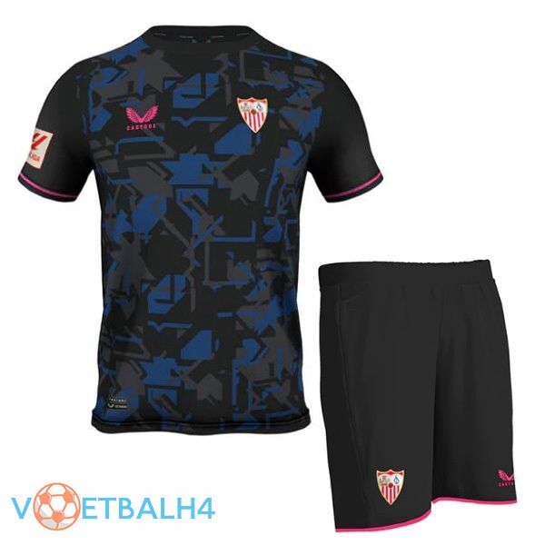 Sevilla FC kinderen derde voetbal jersey blauw 2023/2024