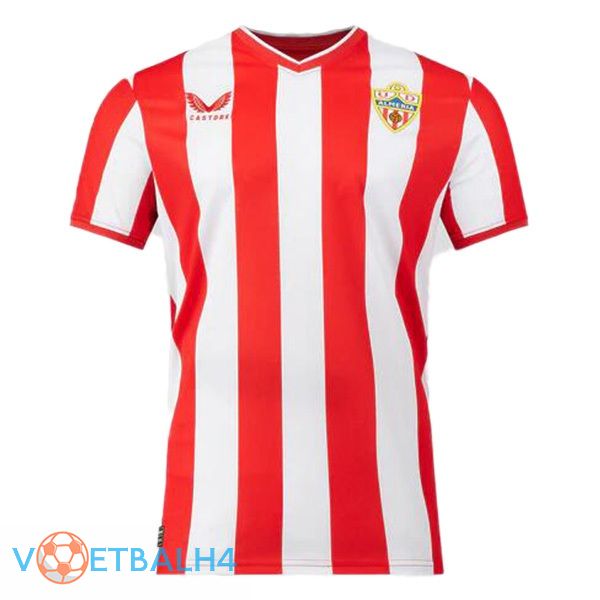 UD Almeria voetbal jersey thuis rood wit 2023/2024