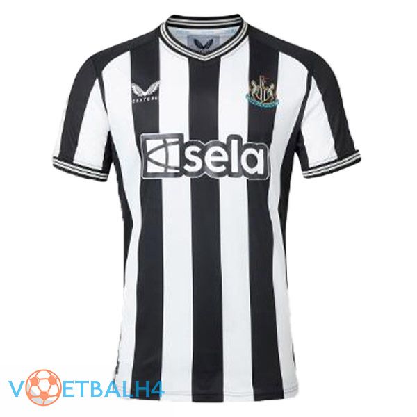 Newcastle United voetbal jersey thuis wit zwart 2023/2024