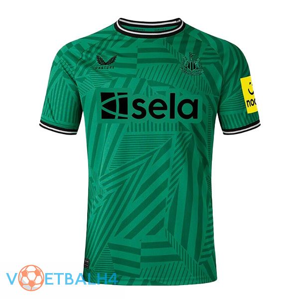 Newcastle United voetbal jersey uit groente 2023/2024