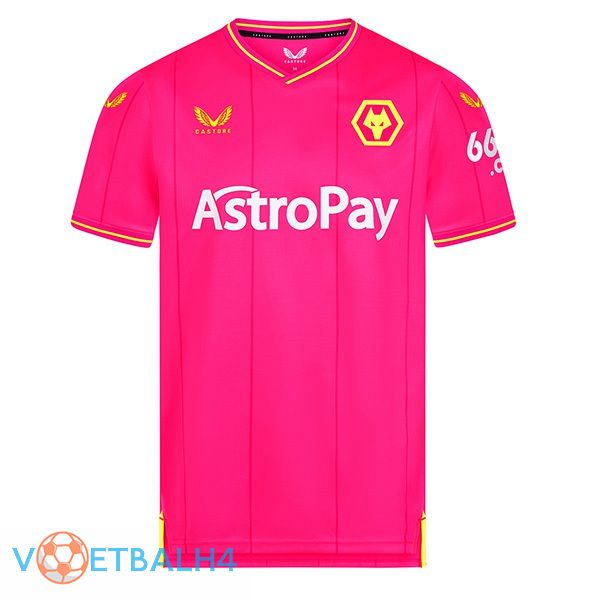 Wolves voetbal jersey doelman roze 2023/2024