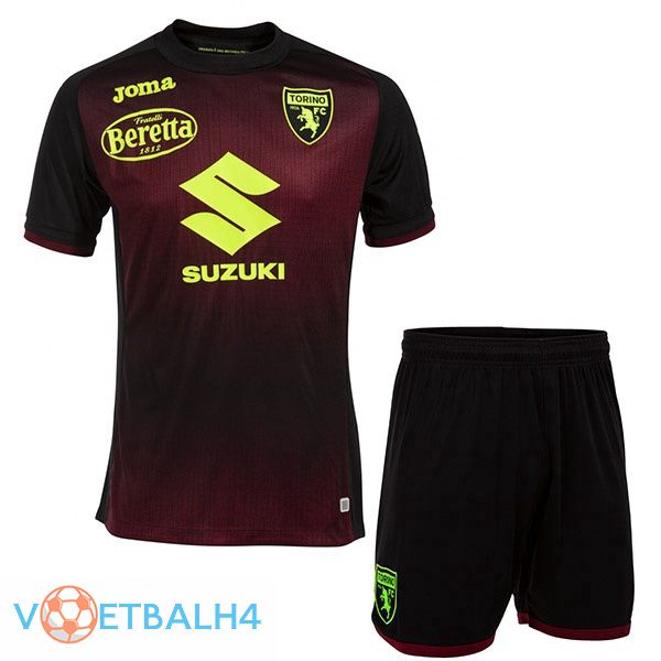 Torino FC kinderen voetbal jerseys derde rood 2022-2023