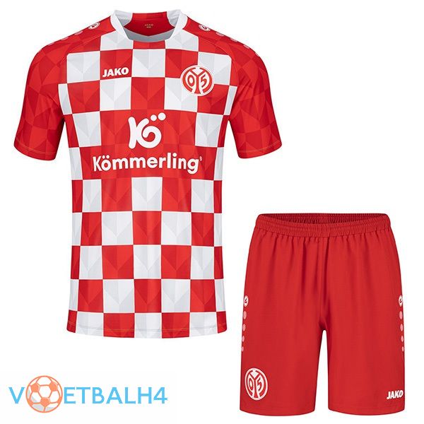 FSV Mainz 05 kinderen voetbal jersey thuis rood 2023/2024