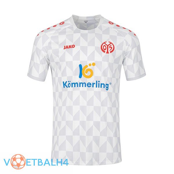 FSV Mainz 05 derde voetbal jersey wit 2023/2024