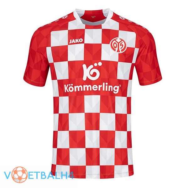 FSV Mainz 05 voetbal jersey thuis rood 2023/2024