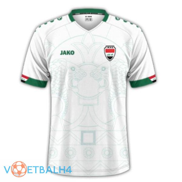 Iraq voetbal jersey uit wit 2023/2024