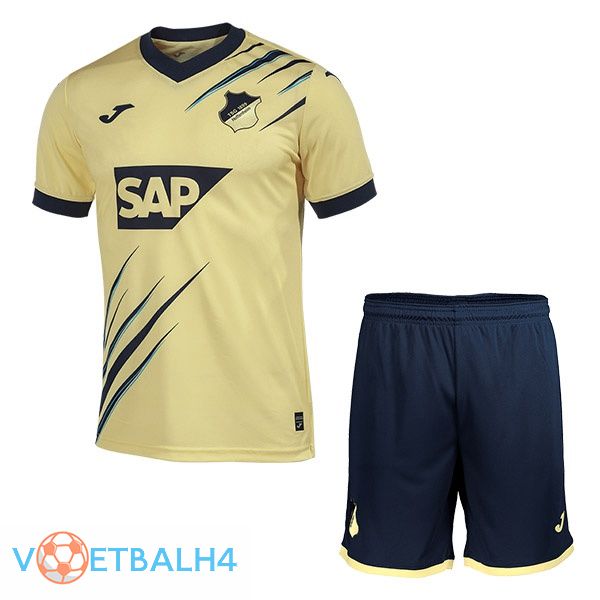 TSG Hoffenthuis kinderen voetbal jersey uit geel 2022/2023